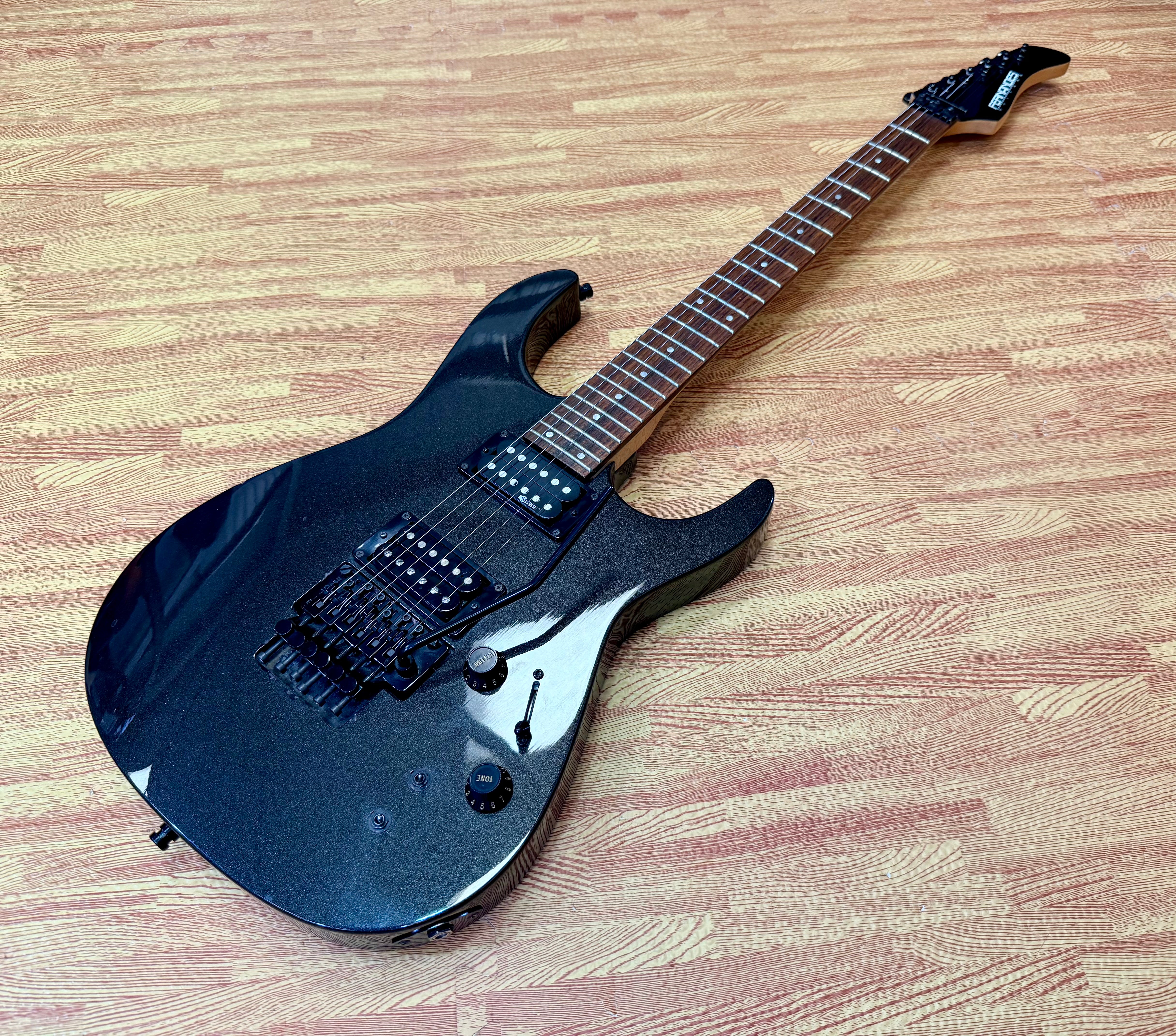 🔥RARE🔥 2005 Fernandes Revolver Pro Sustainer~ Floyd Rose~ Metallic Gunmetal!