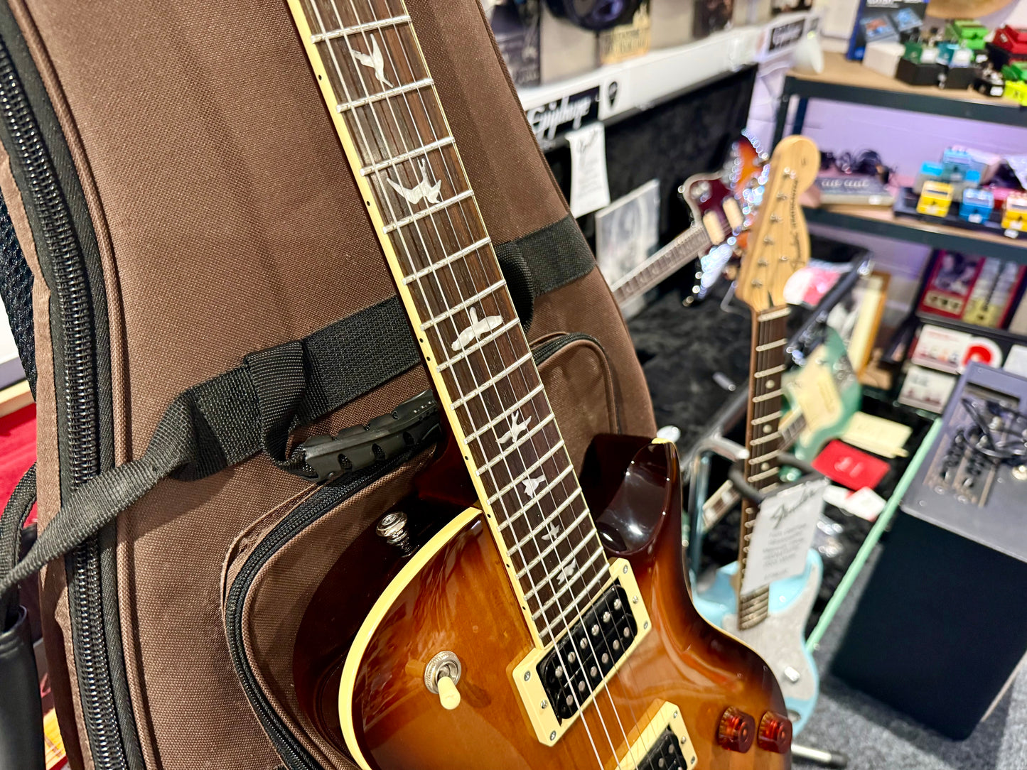 🌟2015 KOREA🌟 PRS SE 245 Single cut Electric Guitar~ Vintage Sunburst + Gig Bag