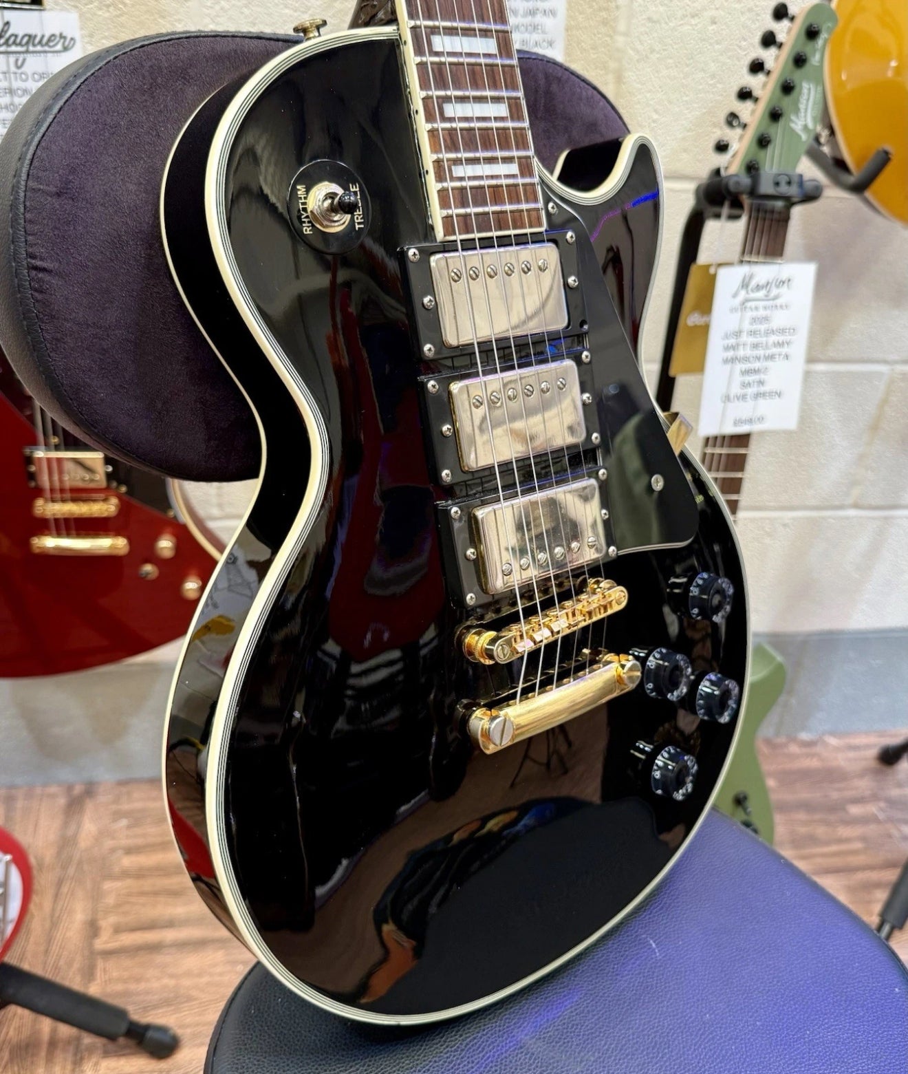 🔥1997 Korea🔥  Epiphone Les Paul Black Beauty Custom~ Exceptional Condition!