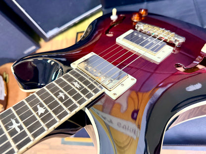 💥2022💥 PRS SE Standard Hollowbody Fire Red Burst + Hard Case~ Cherished!