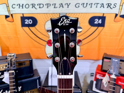 ☀️NEW☀️ Eko Tribute Jazz Semi-Acoustic Hollow Body Guitar Sunburst~ ‘ES-175’