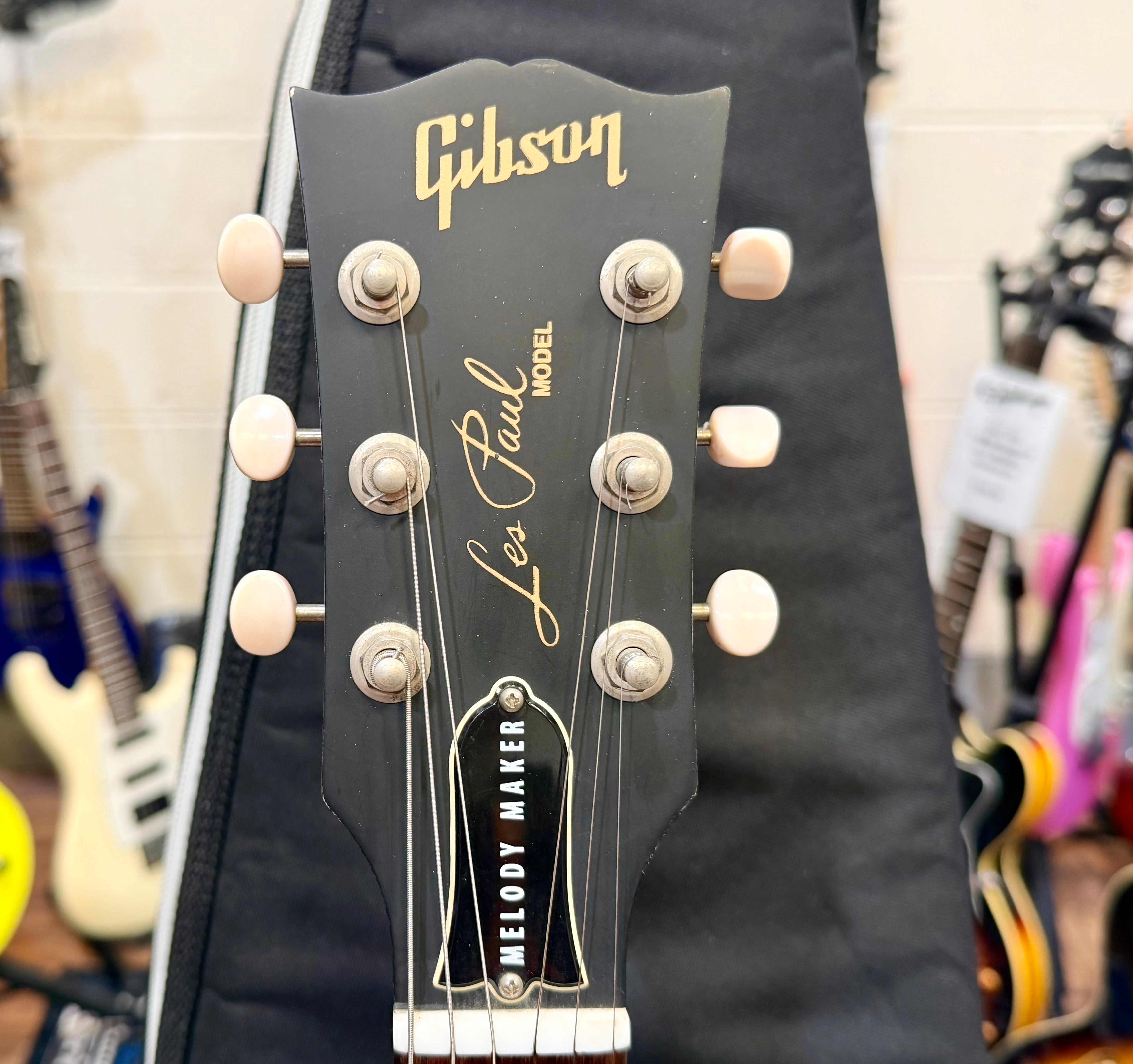 🔥2014🔥 Gibson Les Paul Melody Maker 120th Anniversary~ Worn Cherry~ P90s + Bag