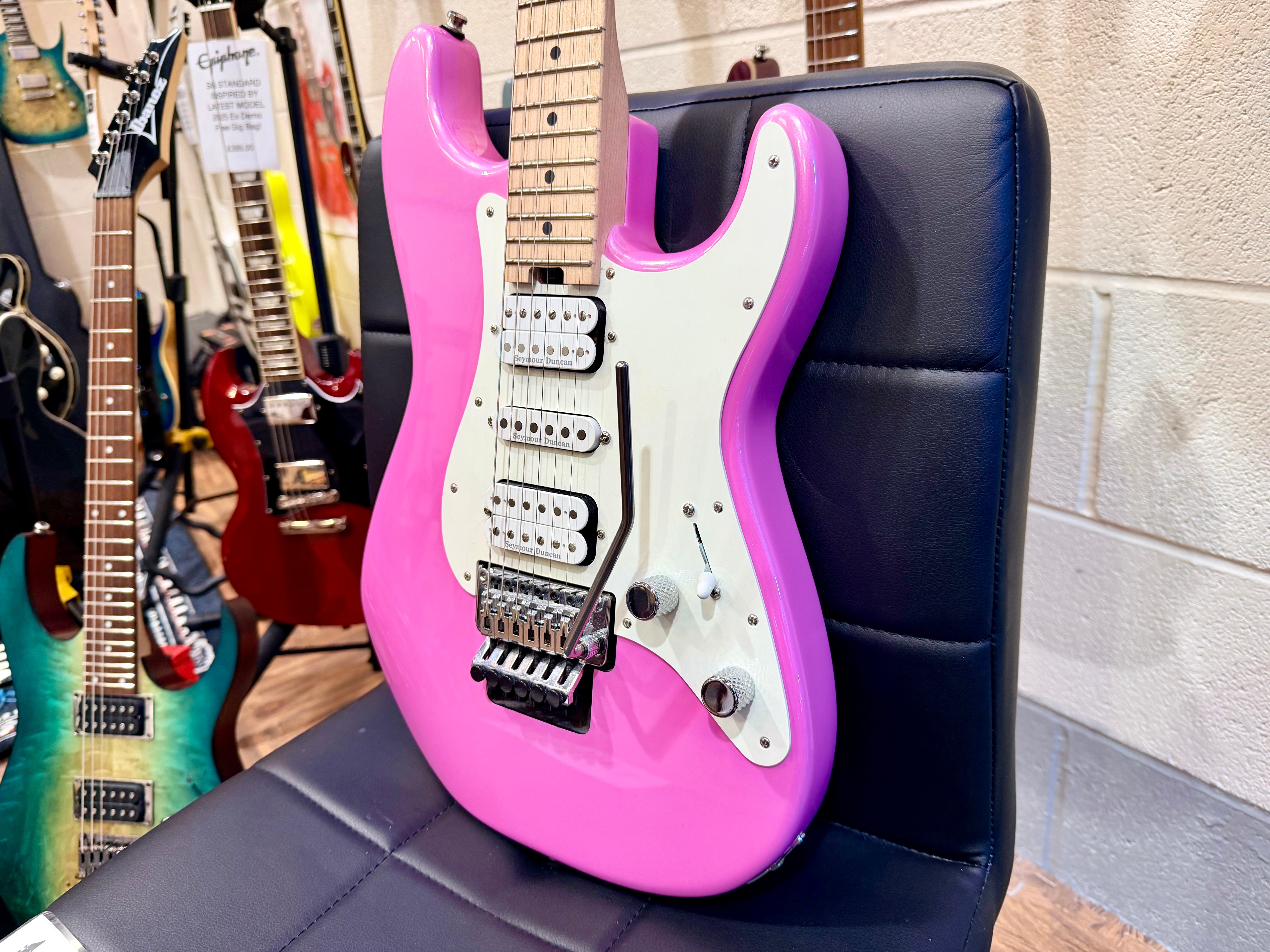 🔥2021🔥 Charvel Pro Mod So Cal Style 1 HSH FR~ Maple Platinum Pink~ MINT!
