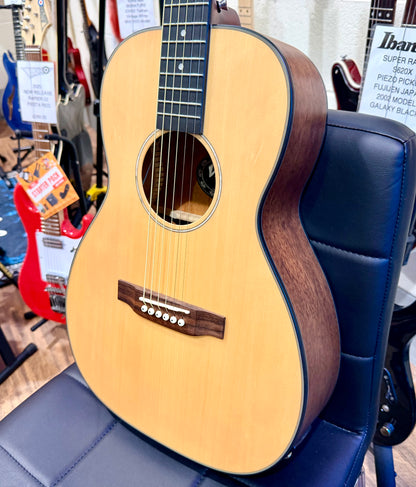 🌟NEW🌟 Vintage VE1800N Stage Series 'Parlour' Electro-Acoustic Guitar ~ Natural
