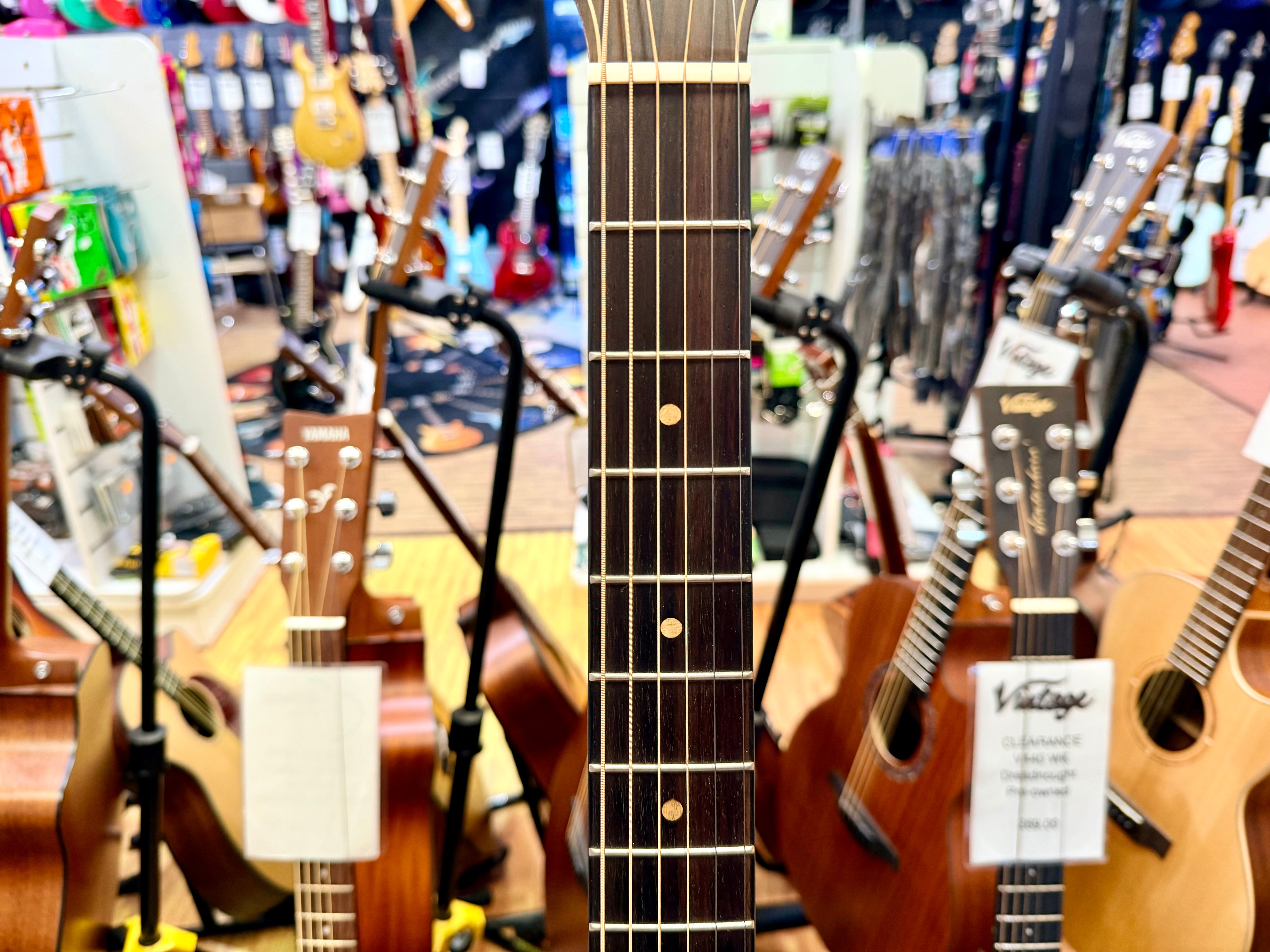 🔥MINT🔥 James Neligan DEV-A Solid Top Mahogany Acoustic Guitar Natural Satin!