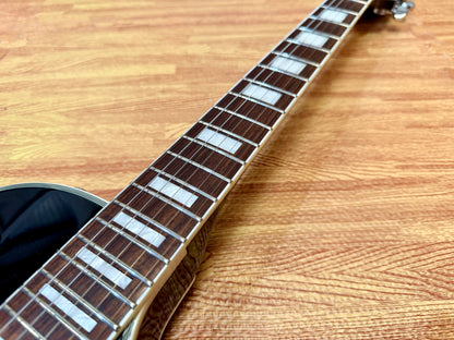 🔥2005🔥 Burny RLC-55JS John Sykes Les Paul Custom Signature Black~ Japan Import