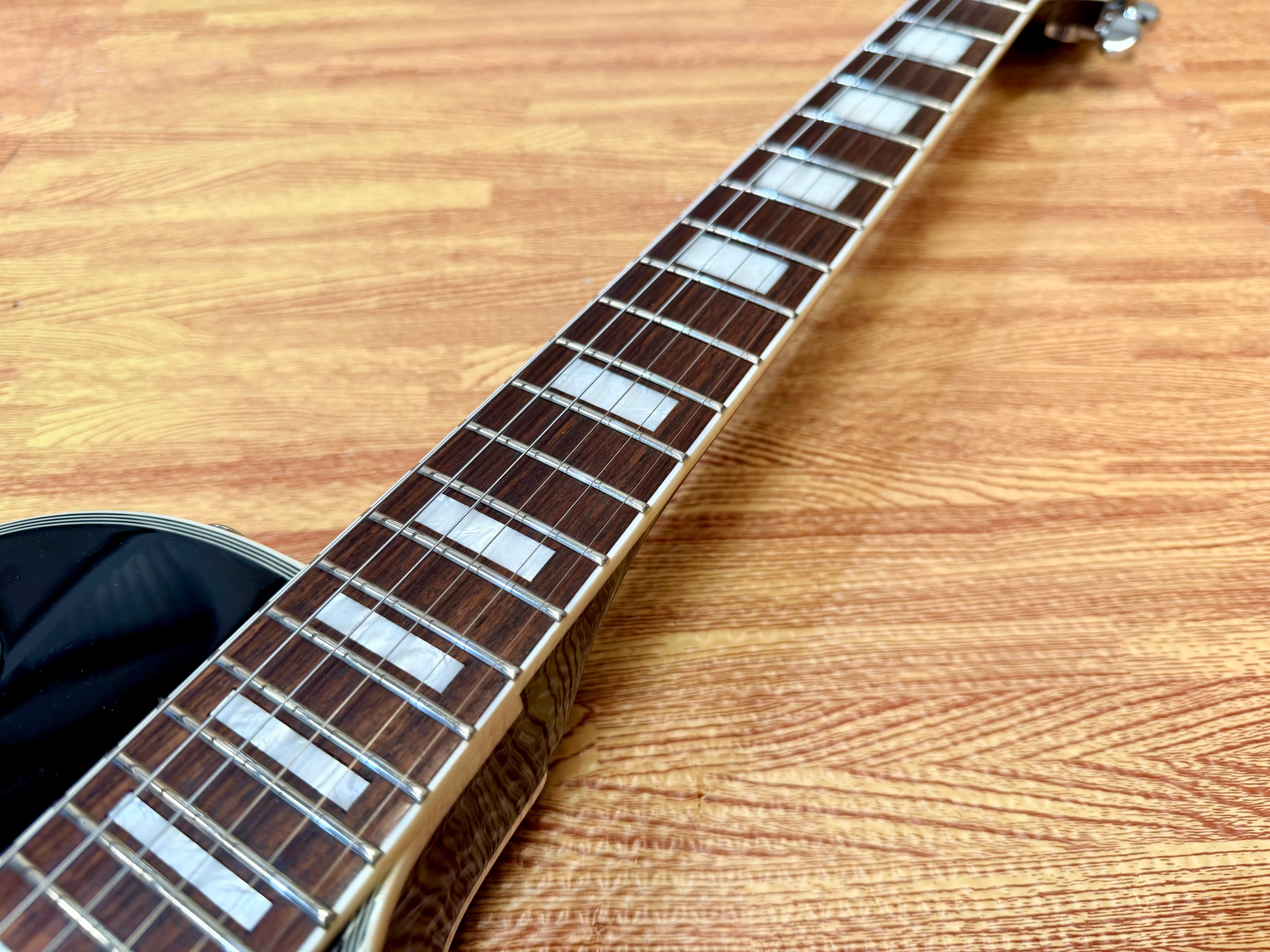 🔥2005🔥 Burny RLC-55JS John Sykes Les Paul Custom Signature Black~ Japan Import