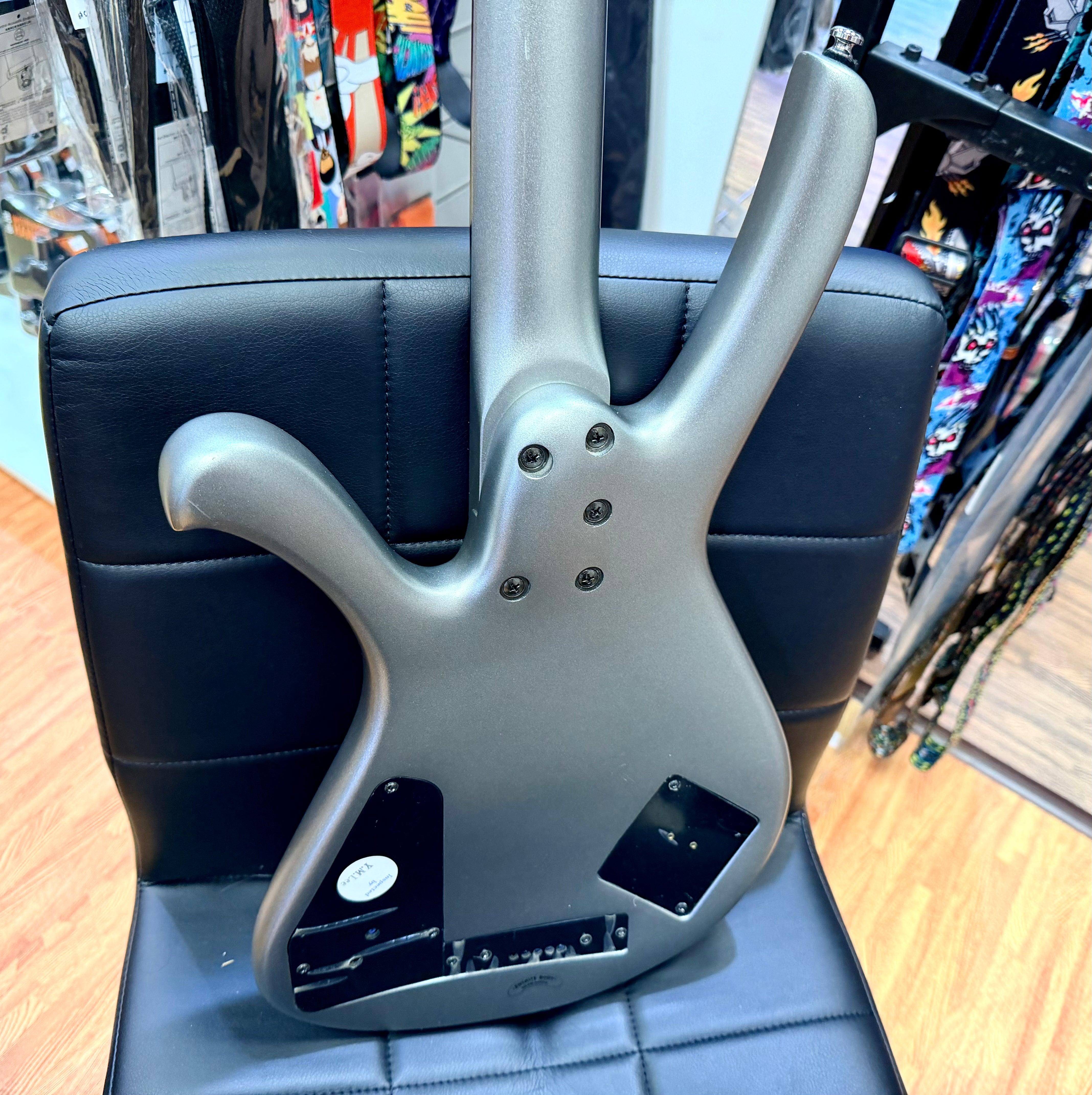 🔥RARE🔥 2001 Ibanez Ergodyne EDA900 Bass~ Korea~ Silver Flat Luthite~ Piezo!