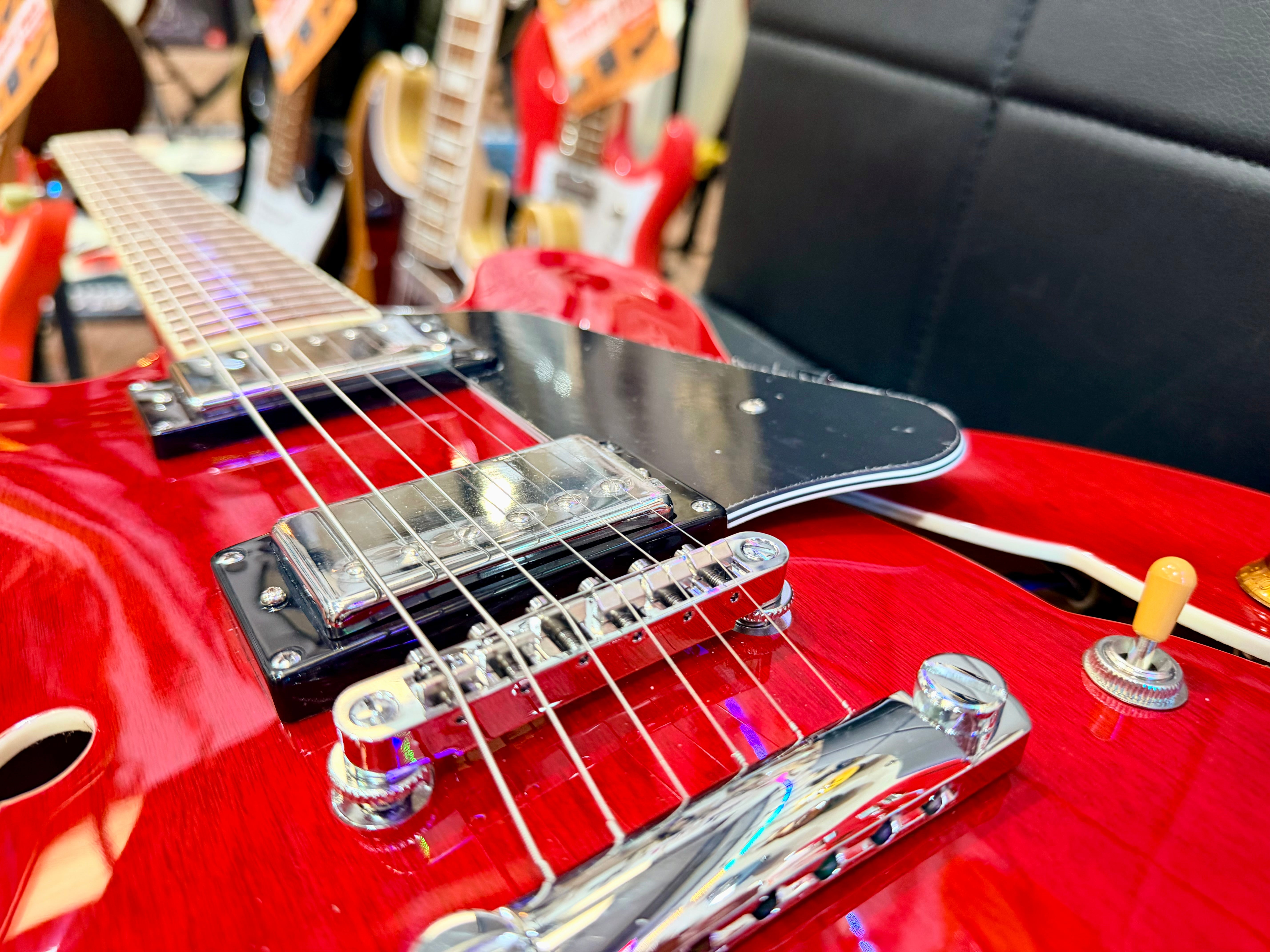 🌟BRAND NEW🌟 Tokai UES78 SR Semi Hollow Body~ See-Through Red~ ‘335’ Style!