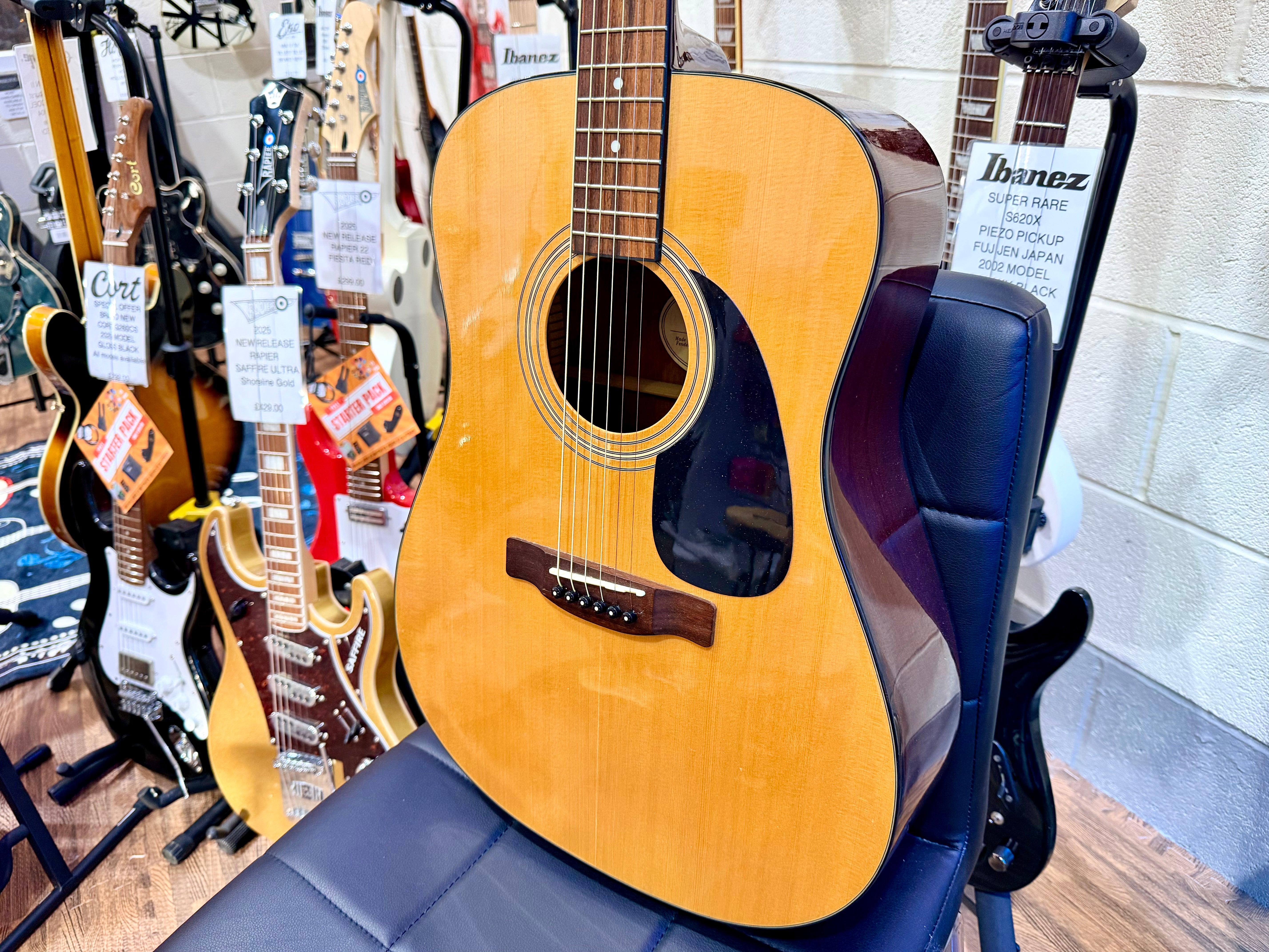 🌟PERFECT STARTER🌟 Fender CD-60 Dreadnought Acoustic Guitar~ Natural Gloss!