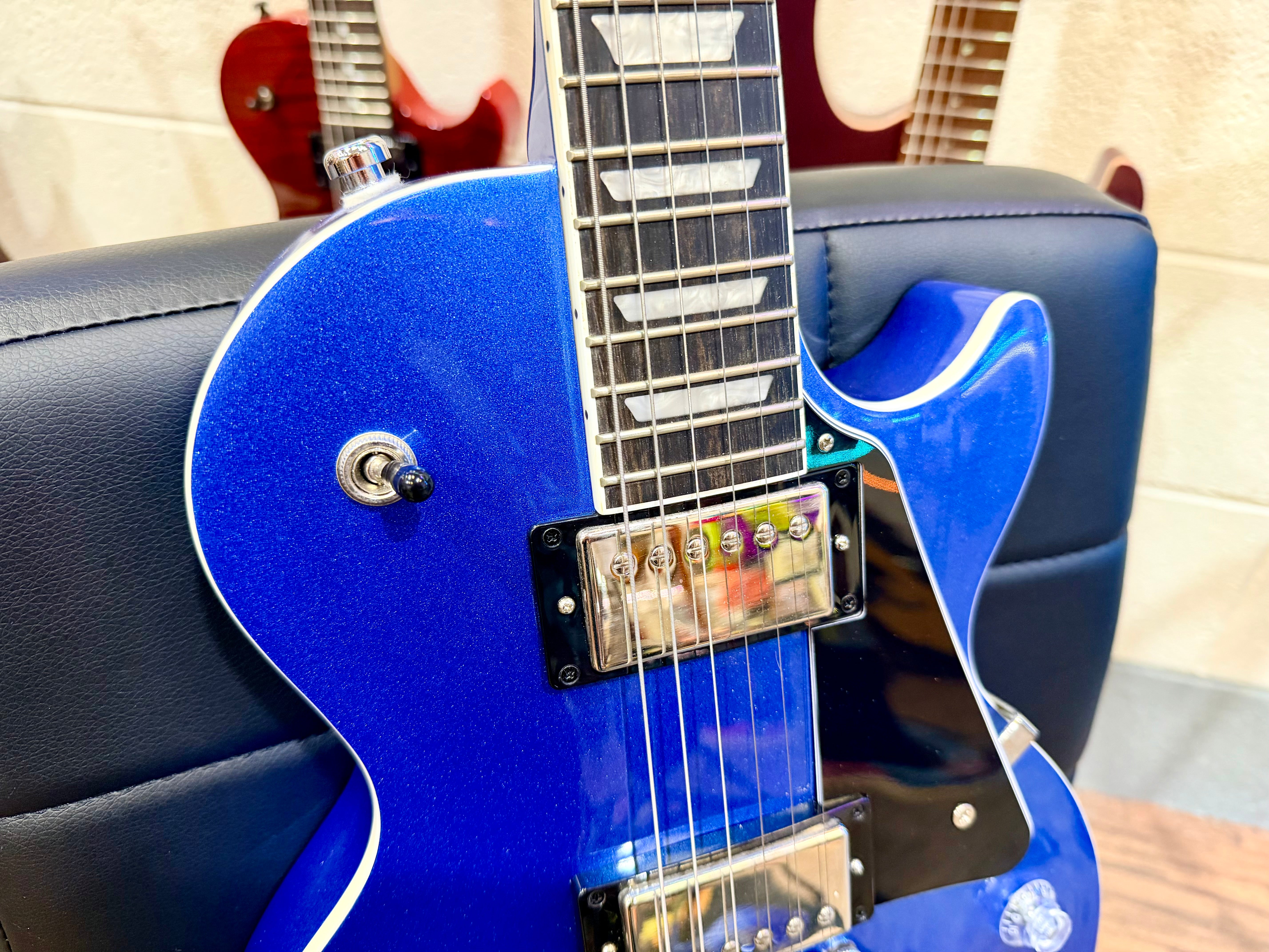 🔥2023🔥 Epiphone Les Paul Modern~ Radio Blue Metallic~ UK Exclusive Ltd Edition
