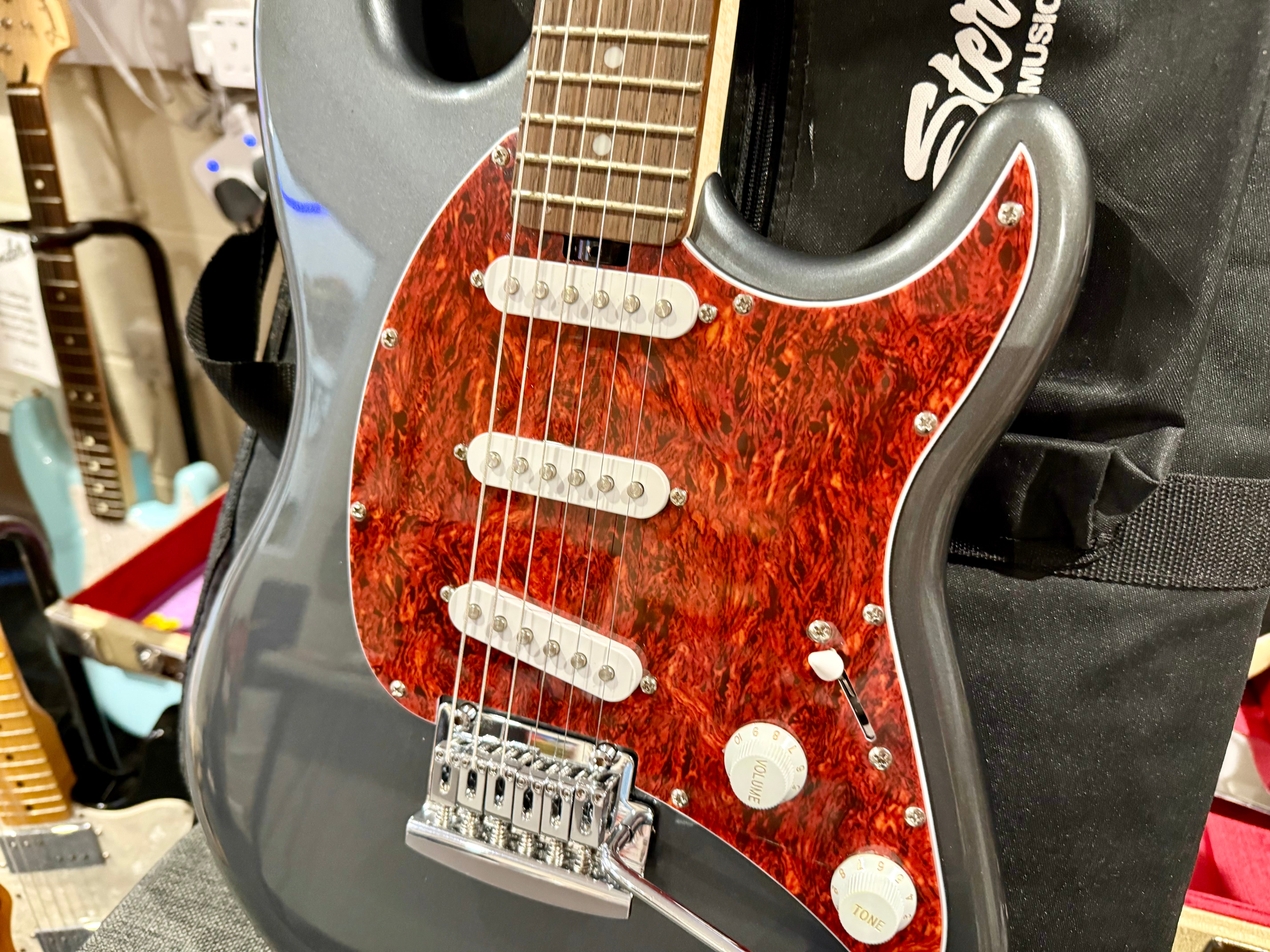 🌟MINT🌟 Sterling by Music Man SUB CT30 Cutlass SSS~ Charcoal Frost + Gig Bag!