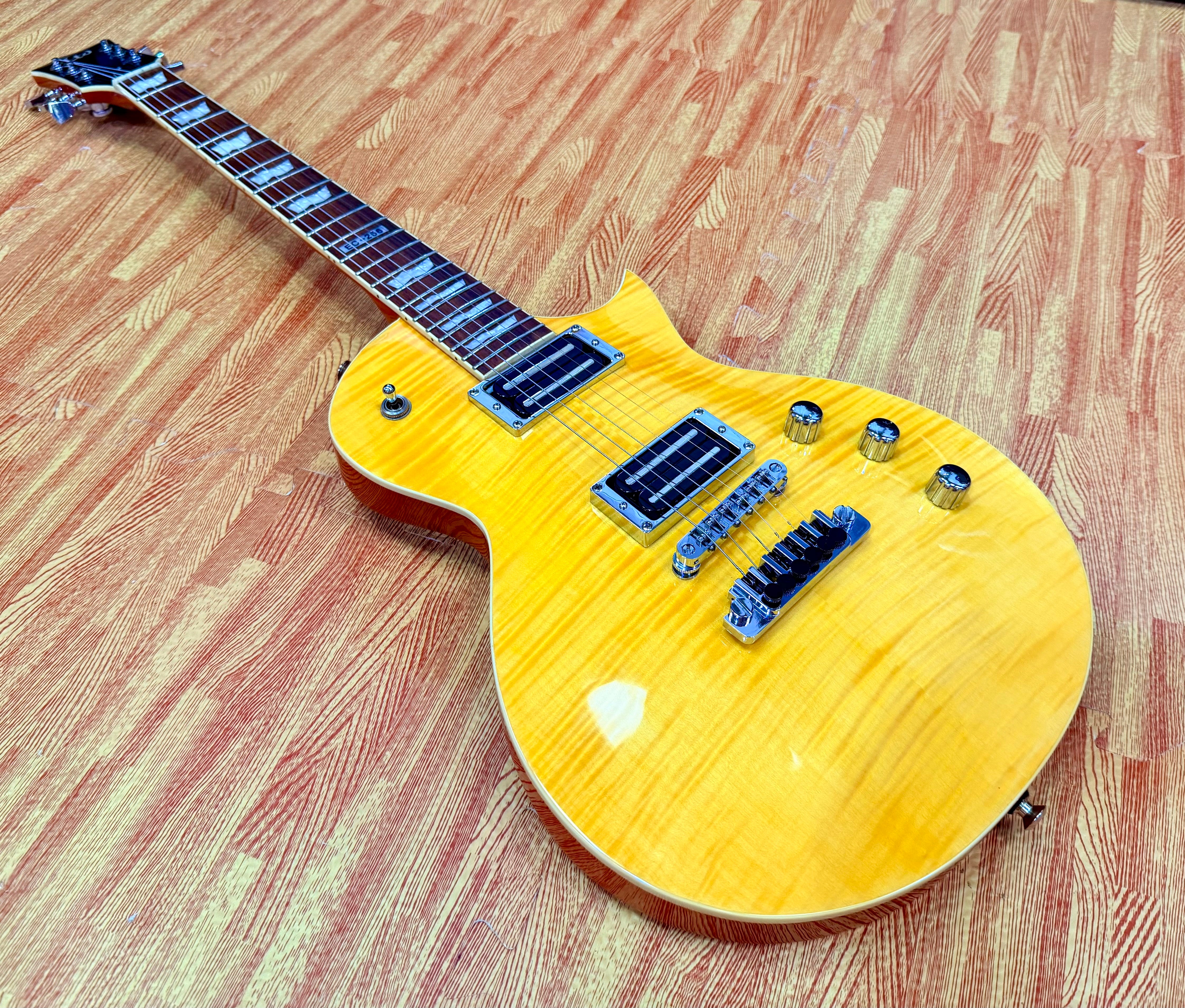 🔥2015🔥 ESP LTD EC-256 Lemon Drop~ Schaller Hot Stuff Pickups~ Gotoh Upgrades!