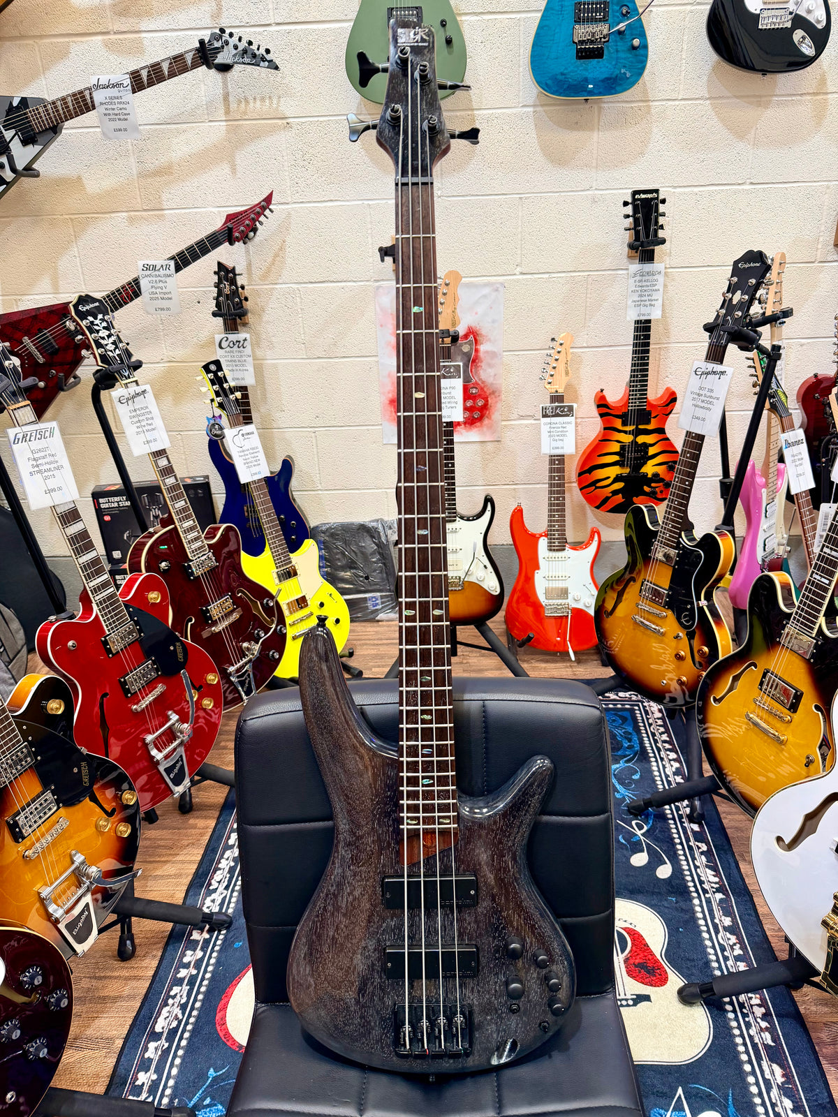 🔥2020🔥 Ibanez SR500E 4 String Electric Bass Guitar~ TV Fuzz Black~ Soundgear!