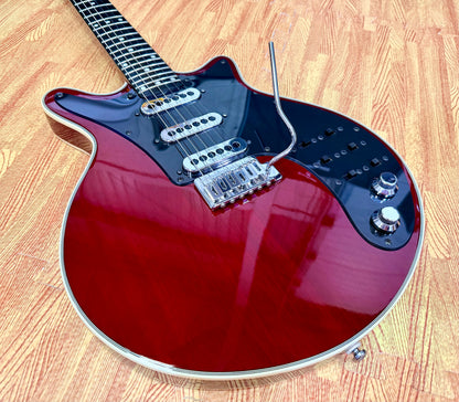 ⚡️2003⚡️ Burns London Brian May Signature Red Special~ Cherry Red Korean Made!