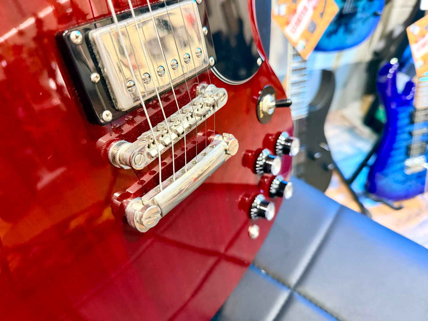 🍒2015🍒 Epiphone SG G-400 Pro~ Heritage Cherry Red Electric Guitar!