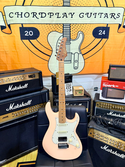 🌟 NEW Cort G200SE Vintage White Electric Guitar~ Roasted Maple Neck 🌟