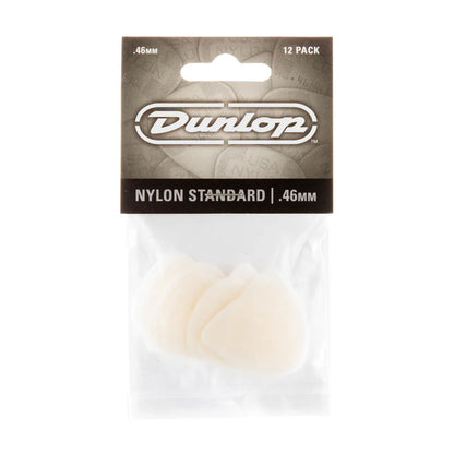 Jim Dunlop Nylon Standard .46mm Guitar Plectrums Player Pack (12-Picks)