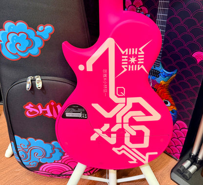 ✨NEW✨ Enya Nova Go Sonic Custom Dragon Artwork~ Smart Electric Guitar + Bag!