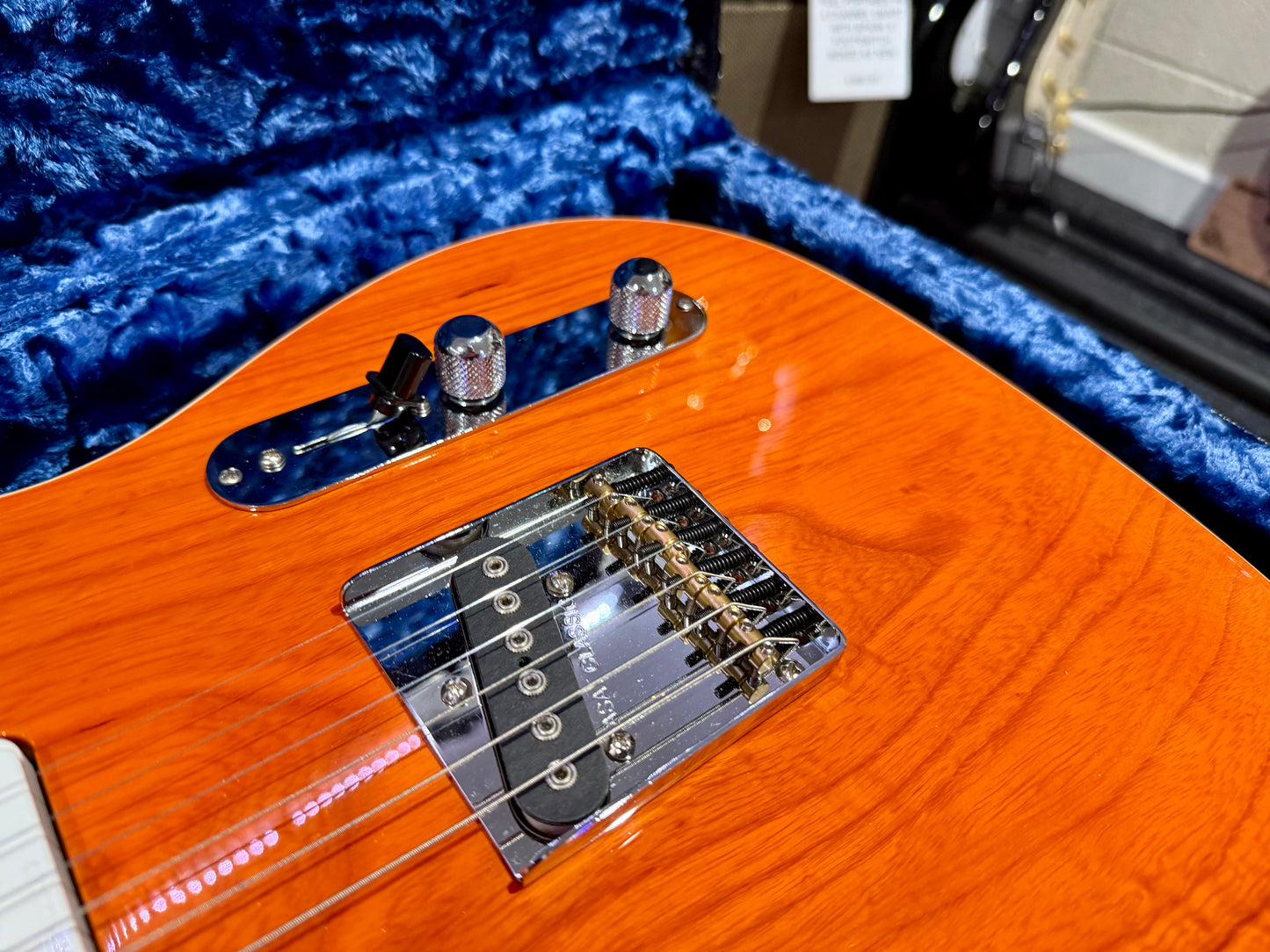 🌟FULLERTON USA🌟 G&L Asat Classic Custom~ Leo Fender~ Ltd Edition Orange~ COA!