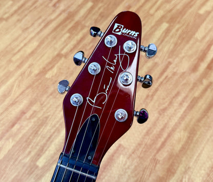 ⚡️2003⚡️ Burns London Brian May Signature Red Special~ Cherry Red Korean Made!