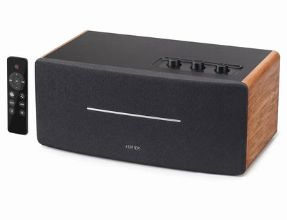 EDIFIER D12 Desktop Bluetooth Stereo Speaker 70 Watts RMS Sub Out - Brown