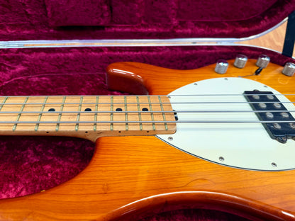 🇺🇸 Ernie Ball Music Man StingRay 4H 3EQ USA~ Honey Burst~ 2000 + Case 🇺🇸
