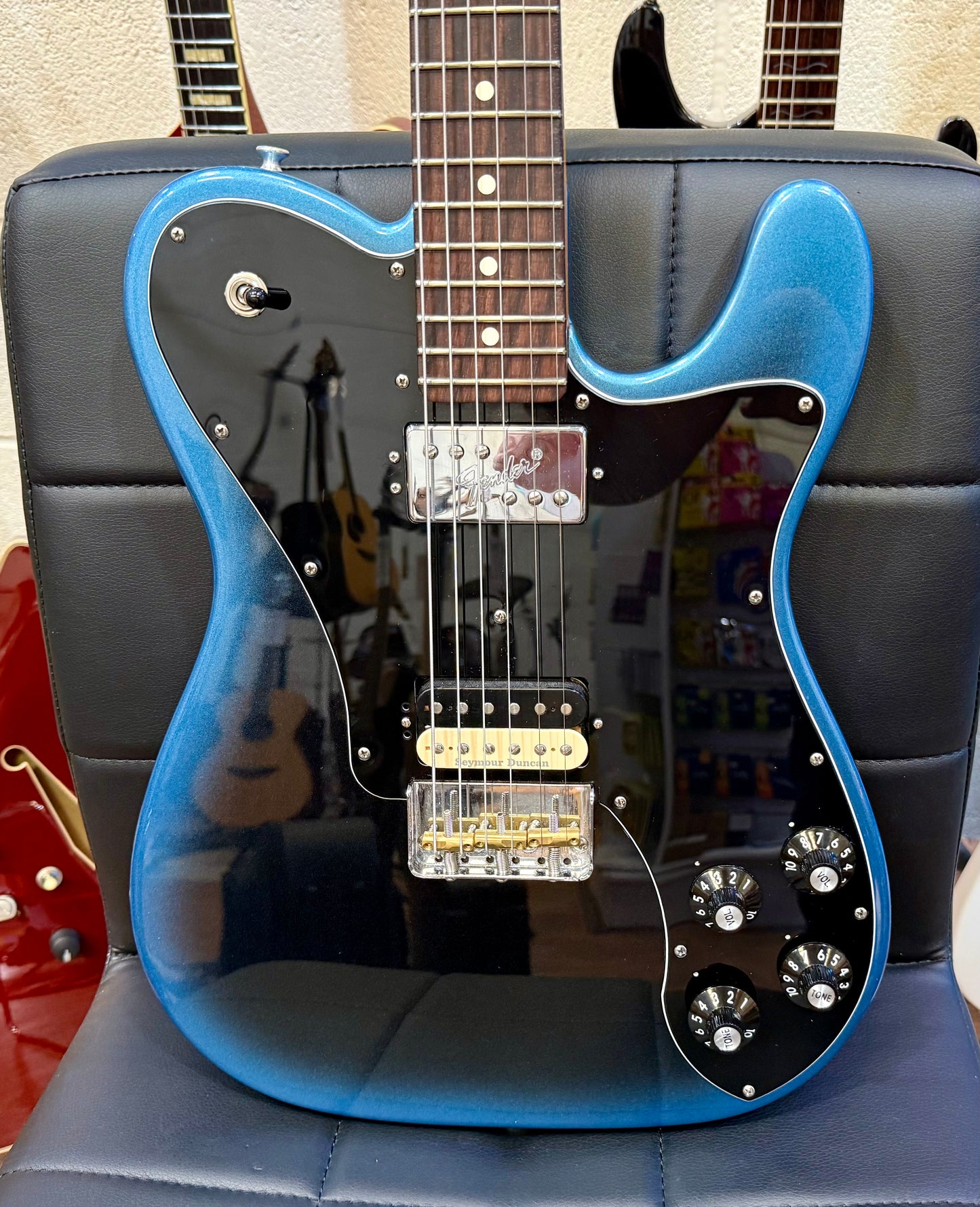 🔥2022 USA🔥 Fender American Professional II Telecaster Deluxe~ Dark Night~ Seymour Duncan!