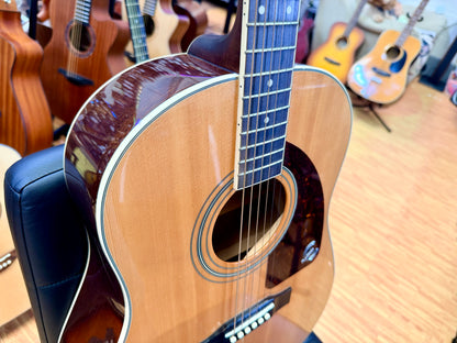 ⚡️2017⚡️ Epiphone AJ-220S/N Acoustic Guitar Natural~ Solid Top Dreadnought!