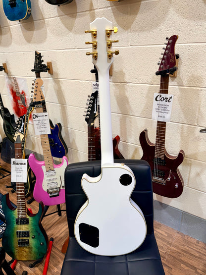 ⚡️MINT 2021⚡️ Epiphone Les Paul Custom Guitar~ Alpine White~ Inspired By Gibson!