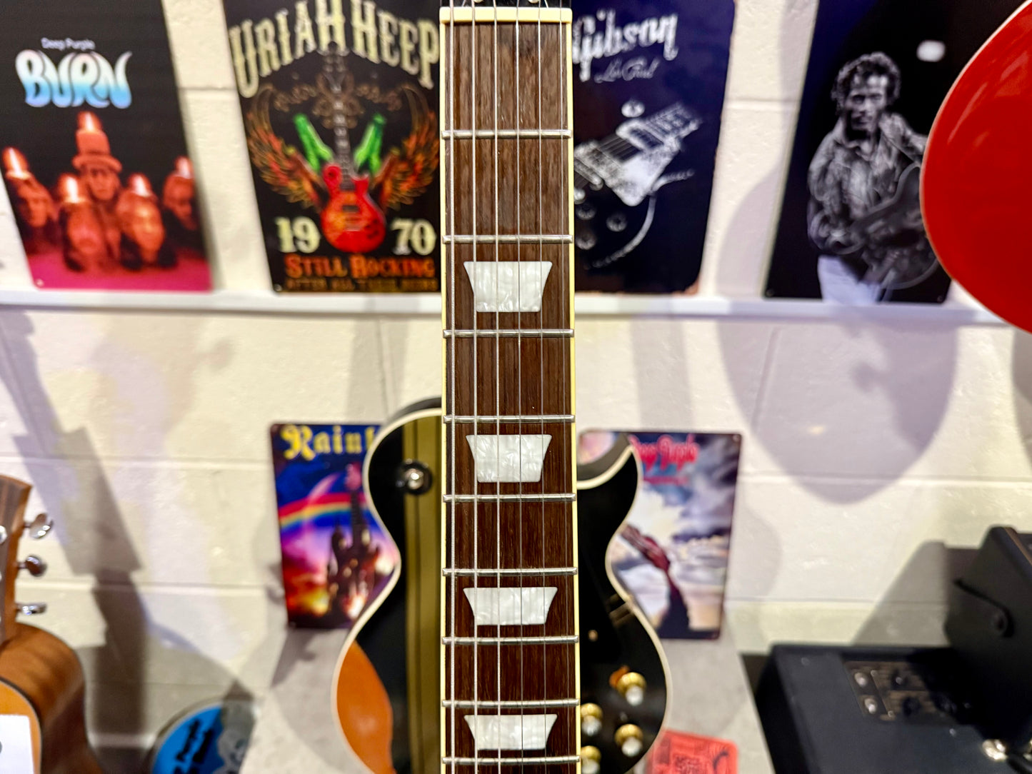 🌟2015🌟 Epiphone Les Paul Standard~ Ebony Black~ Strap Locks~ Great Condition!