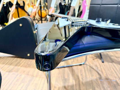 🔥MINT🔥 Epiphone Kirk Hammett 1979 Flying V Ebony~ Inspired By Gibson~ Hard Case