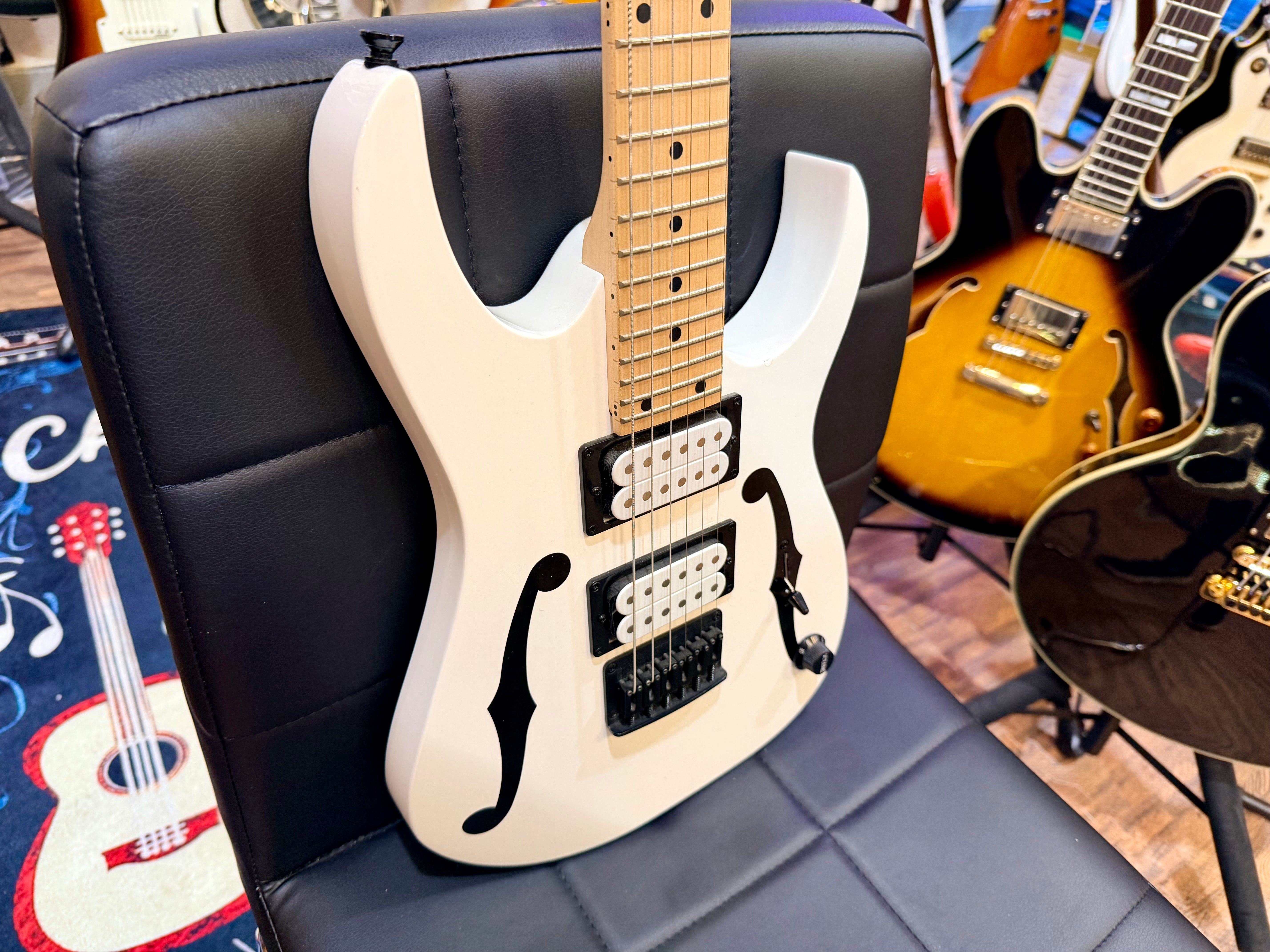 🔥 3/4 Size 🔥 Ibanez PGM Paul Gilbert Mikro Series Electric Guitar~ White!