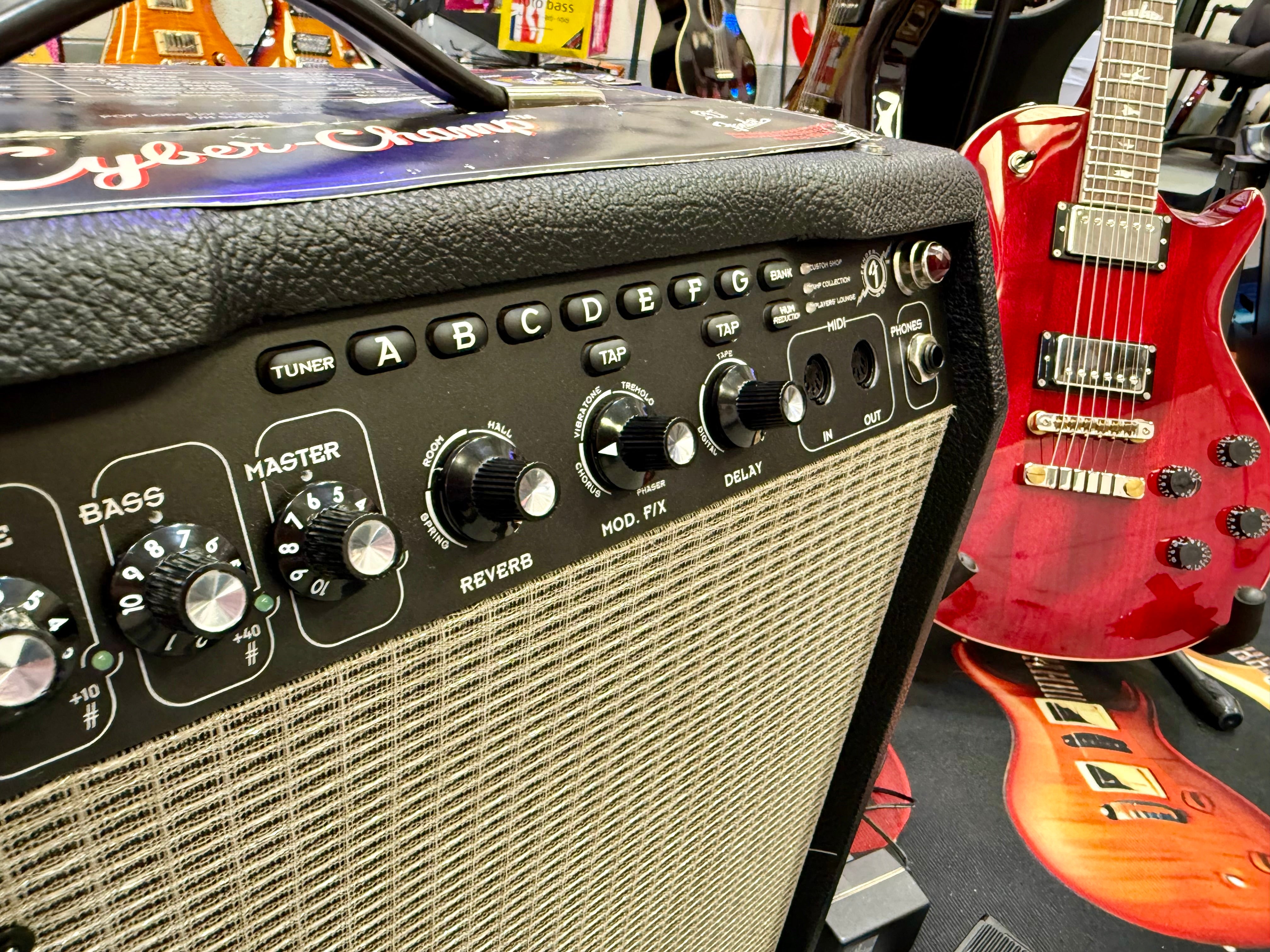 🎸RARE~ CYBER FOOT CONTROLLER🎸 Fender Cyber Champ 65w Guitar Combo Amplifier!