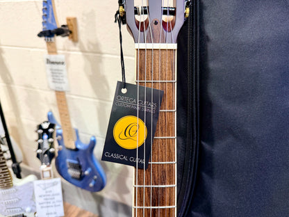 🔥NEW🔥 Ortega TourPlayer Electro-Acoustic Classical Guitar~ Nylon Thin~ Black!