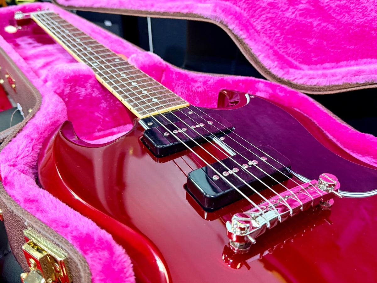 ✨2025✨ Epiphone SG Special P-90 Sparkling Burgundy + Hard Case~ MINT Condition