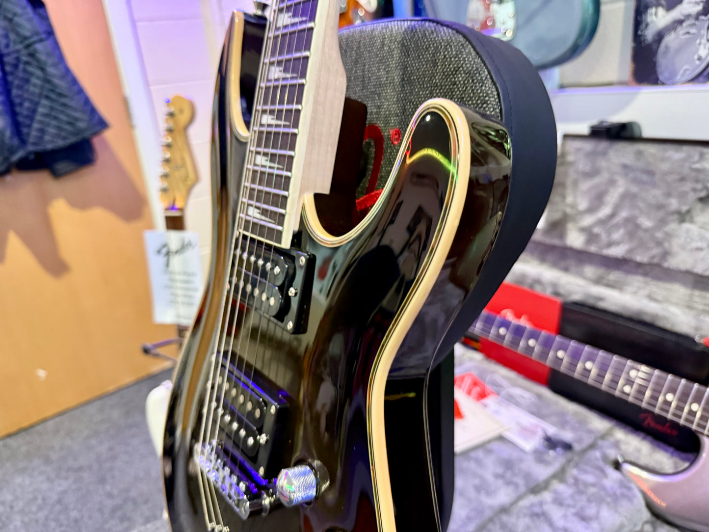 🔥MINT🔥 2023 East Coast GV320 Super Strat Electric Guitar~ Black Ice Burst!