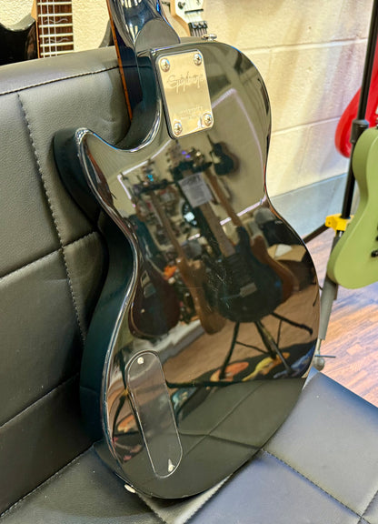 🌟RARE 2010🌟 Epiphone Les Paul Junior Ltd Edition Custom Shop~ Translucent Blue