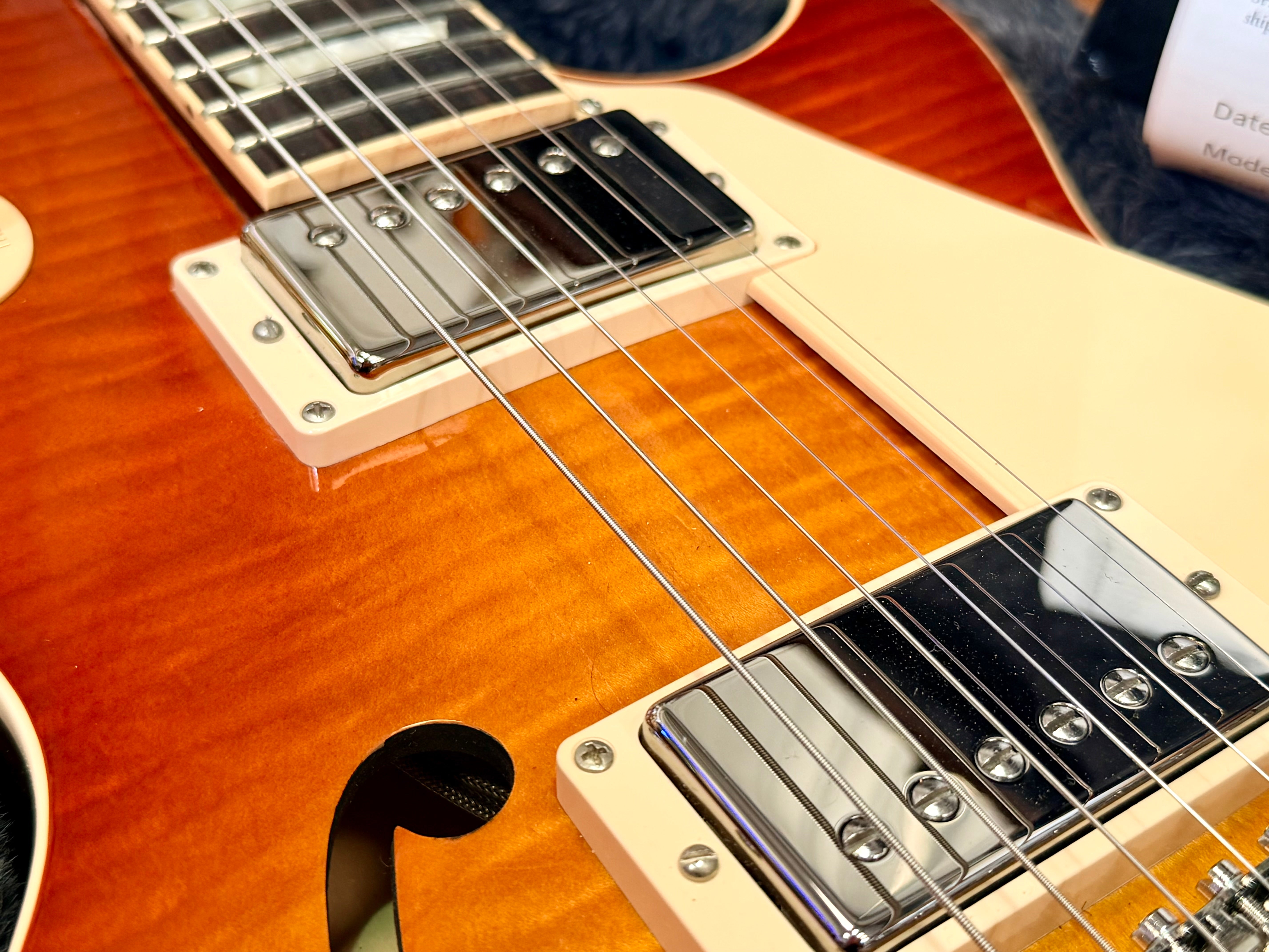 🔥RARE🔥 Gibson Memphis ES-Les Paul 2014~ Honey Burst Semi-Hollow~ USA + Case/COA