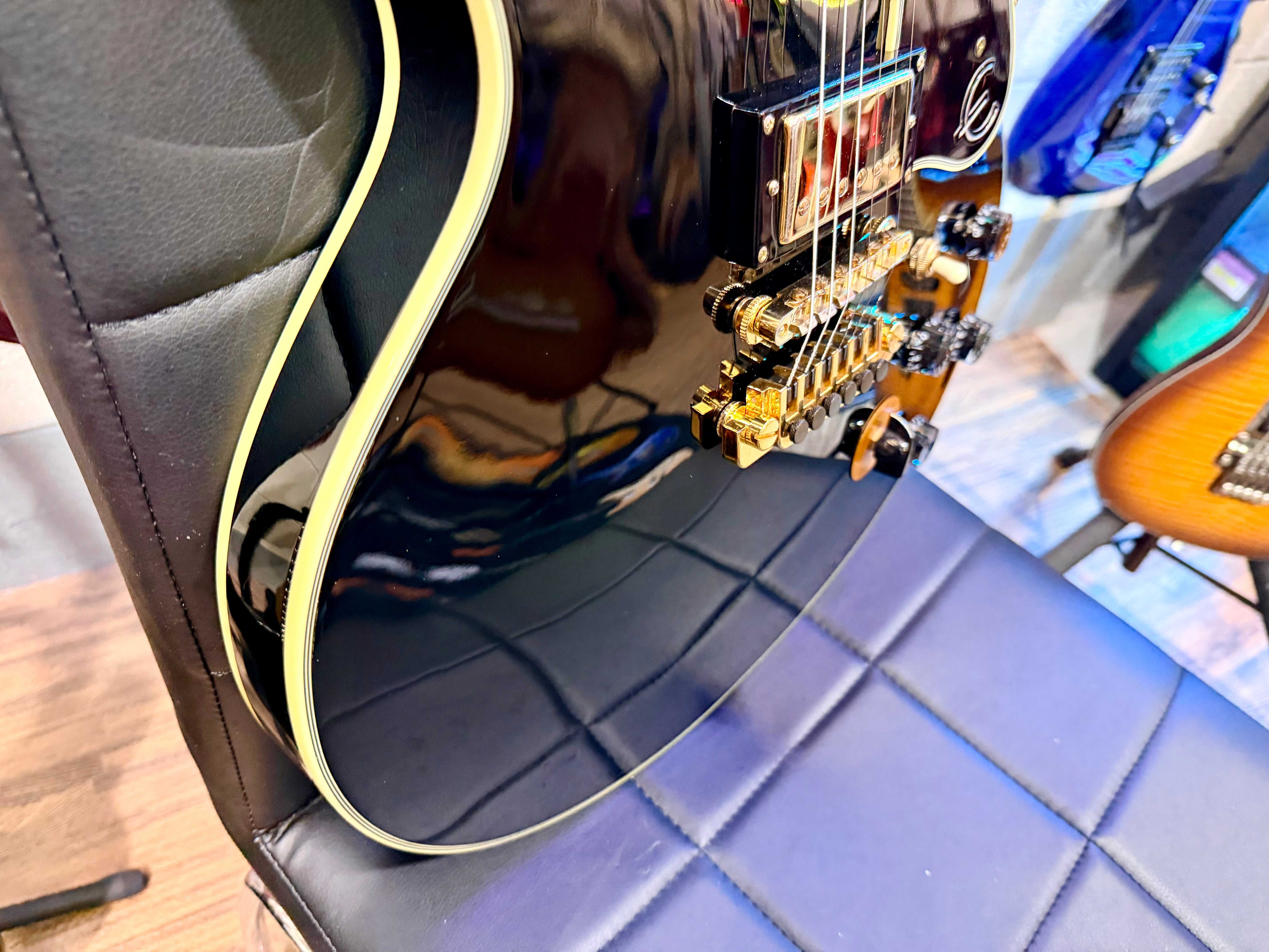 🔥2011🔥 Epiphone B.B. King Lucille Guitar~ Ebony Black~ Semi-Hollowbody!