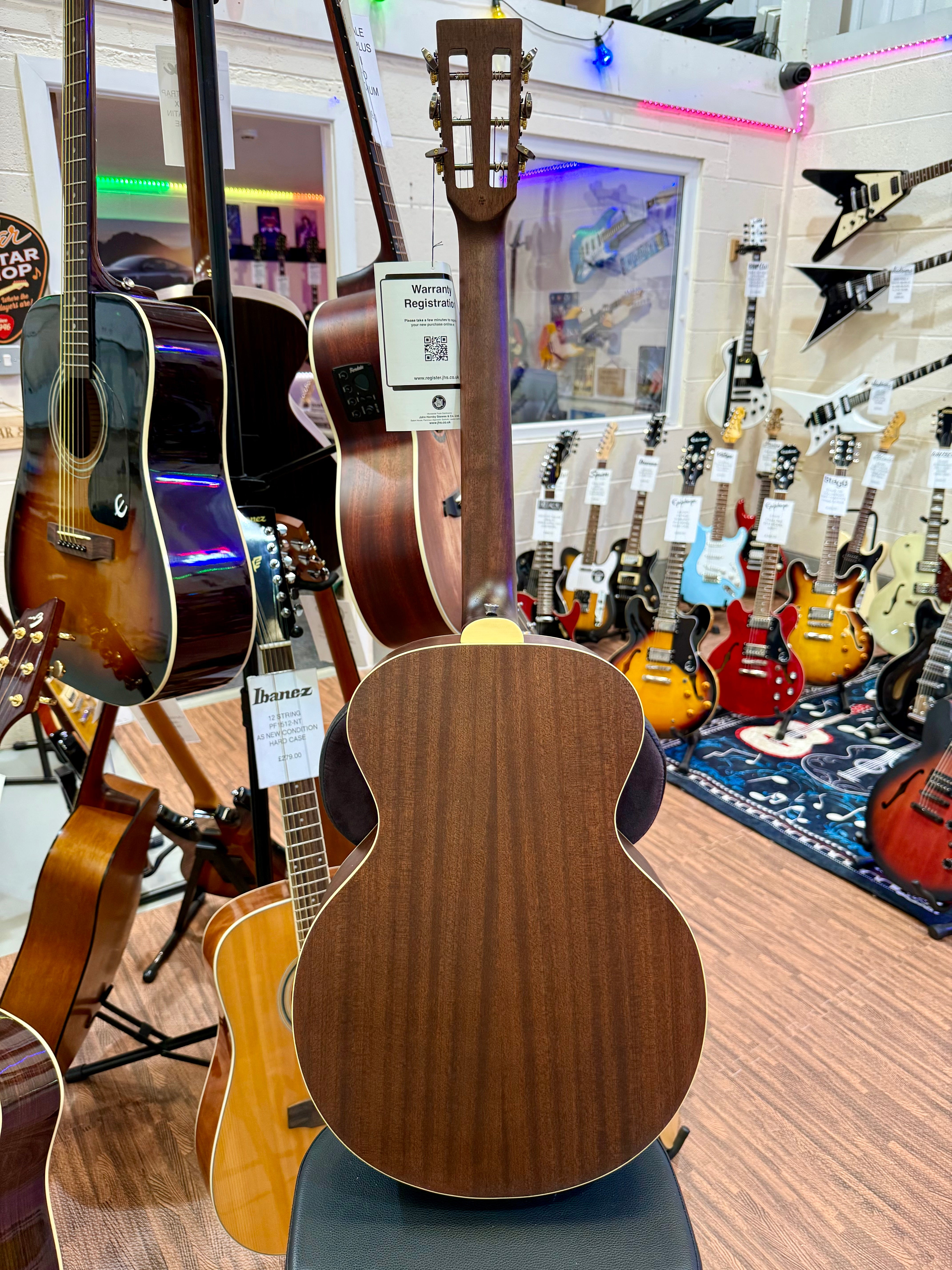 🌟NEW FOR 2025🌟 Vintage Historic Series 'Parlour' Acoustic Guitar ~ Aged Finish