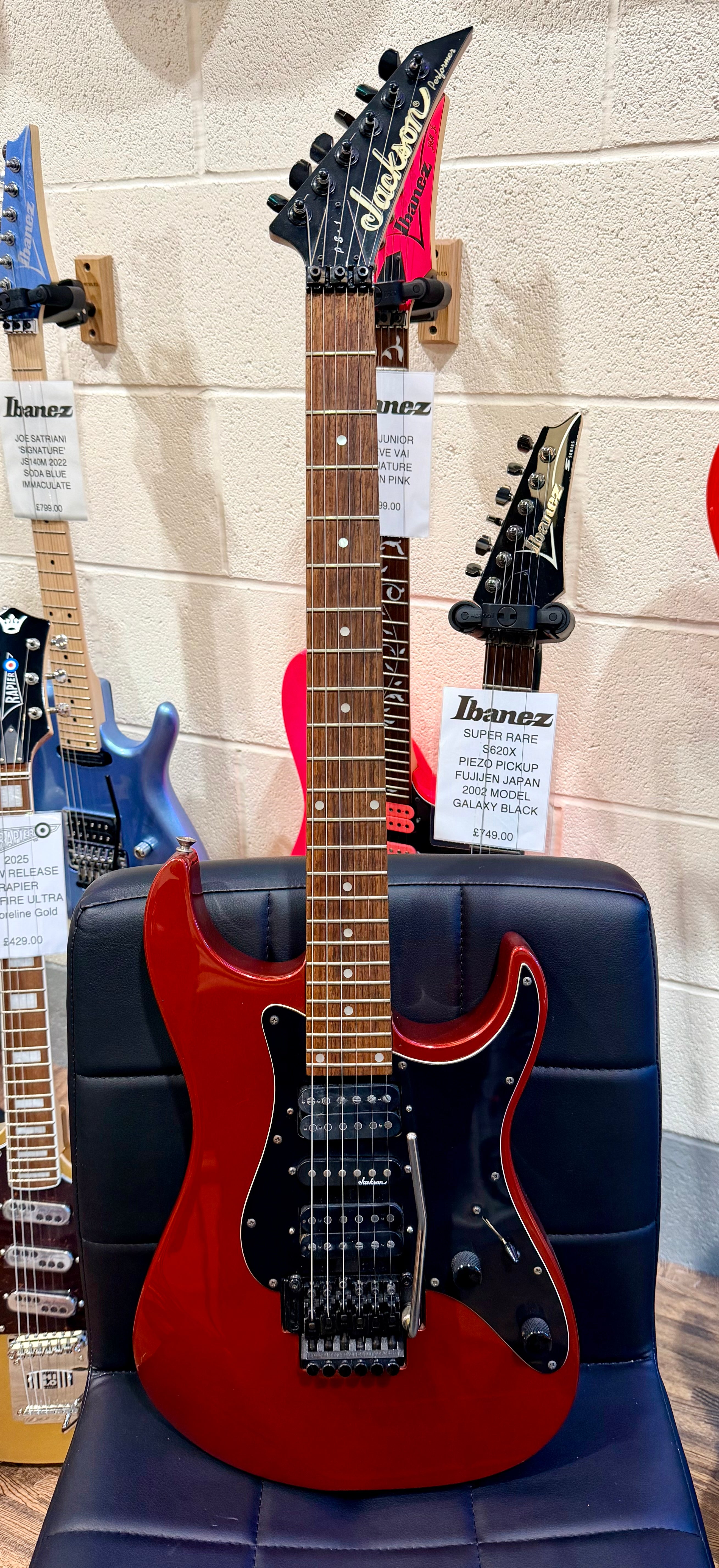 🔥90’s KOREA🔥 Jackson PS-1 Performer Metallic Red~ Floyd Rose~ HSH Pickups!