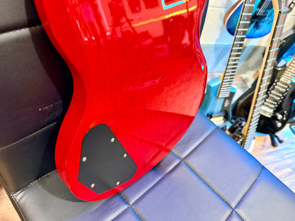 🍒 Vintage VS6 Reissued Electric Guitar~ Cherry Red~ SG Style 🍒