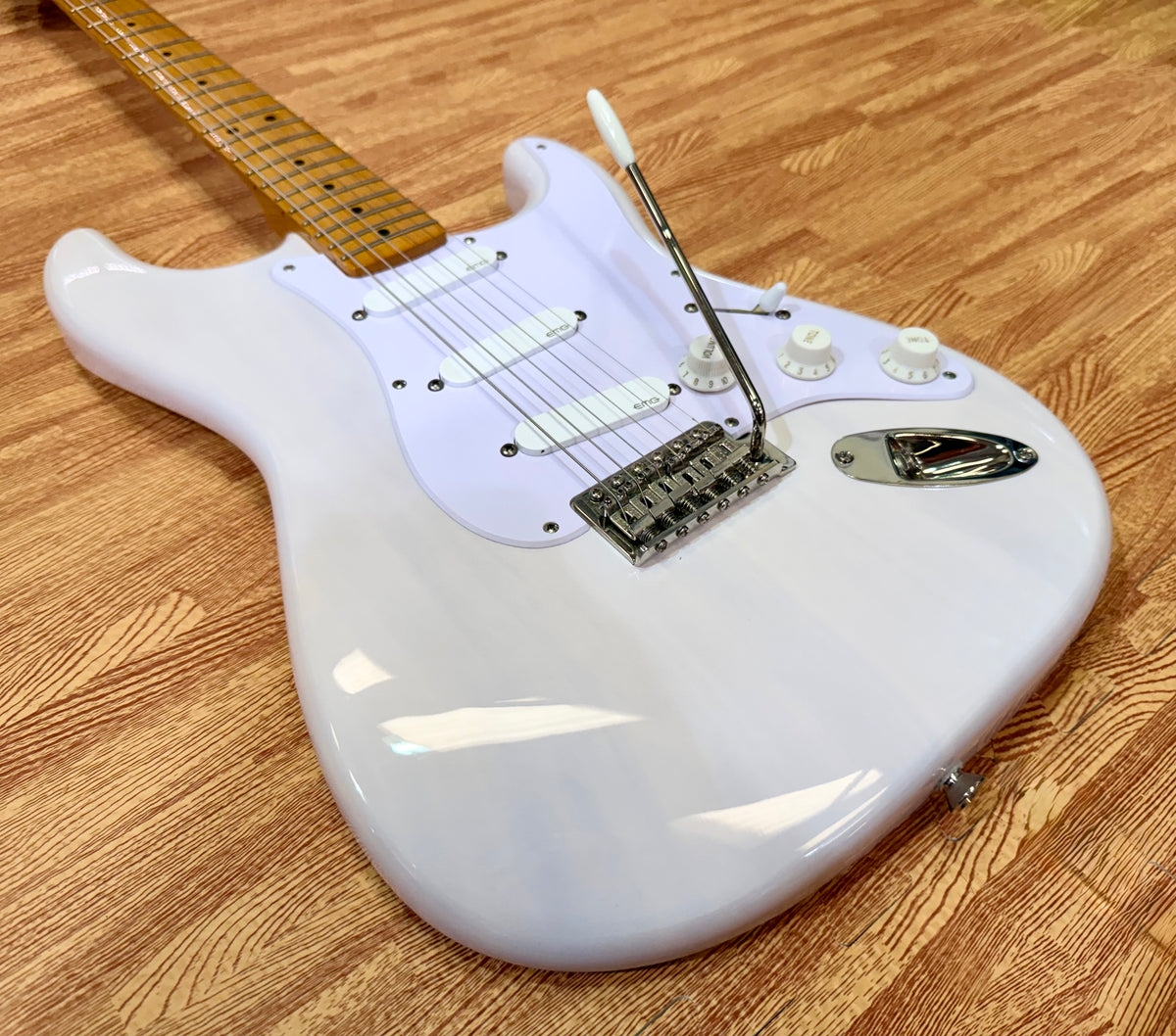 🔥EMG ACTIVE🔥 Squier Classic Vibe ‘50s Stratocaster In White Blonde~ EMG SA P’ups