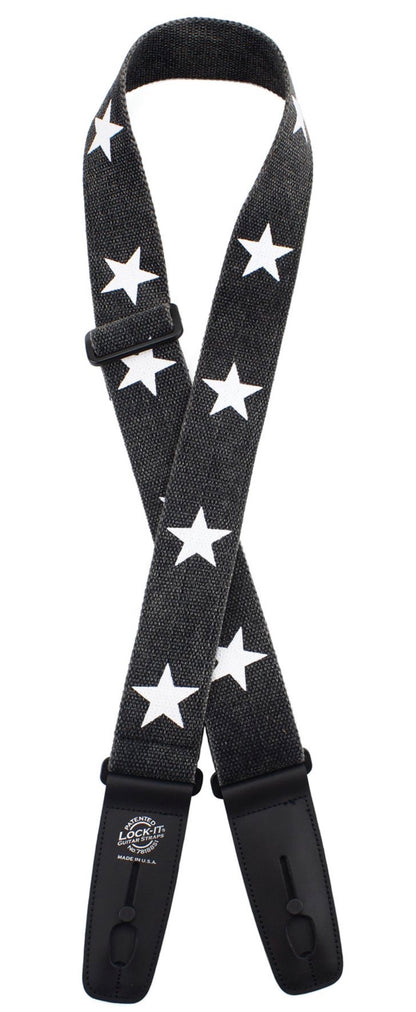 Lock-It Designer Series Rock Cotton Blackstar Grey- 2”