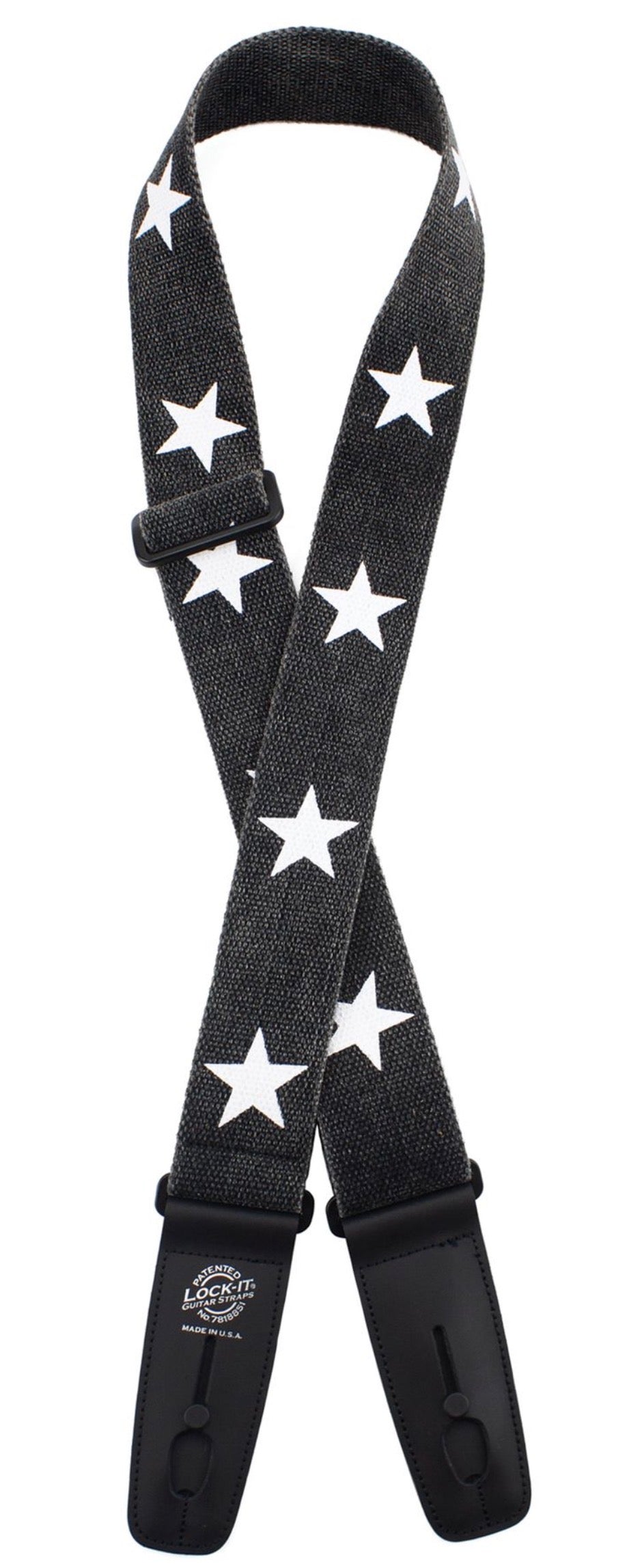 Lock-It Designer Series Rock Cotton Blackstar Grey- 2”