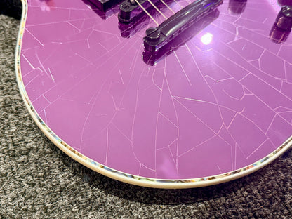 🔥2021🔥 Jackson Pro Series Marty Friedman MF-1 Purple Cracked Mirror Signature!