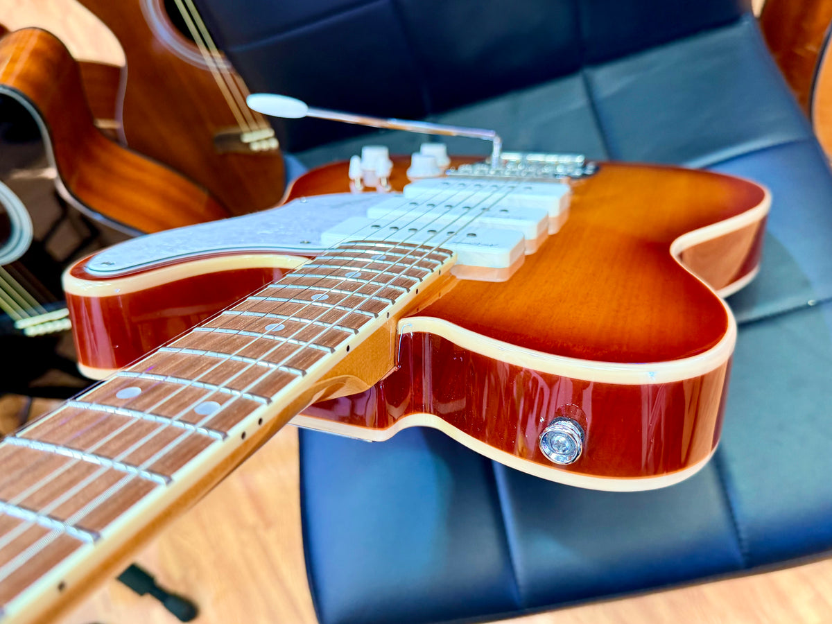 Vintage REVO Series Trio VRBT72HB~ Honeyburst~ Triple P90~ Last One DEAL