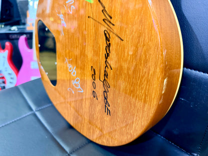🌟 2005 Gibson USA Les Paul Standard Goldtop Jim Marshall OBE Signed + Case 🌟