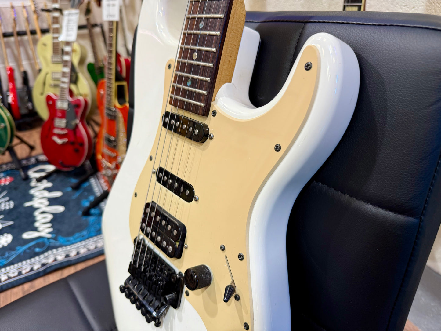 🔥 2013 ROSEWOOD 🔥 Jackson Adrian Smith SDX Snow White~ Iron Maiden Signature!